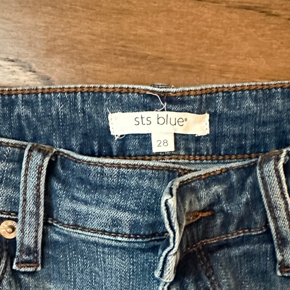 Stylish Blue Distressed Women Jeans - Picture 2 of 5